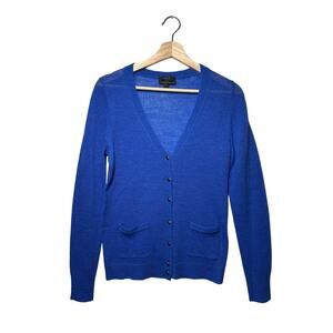 J. Crew Italian Spun Alpaca Blend Cardigan Sweater Lightweight Button Front Sz S